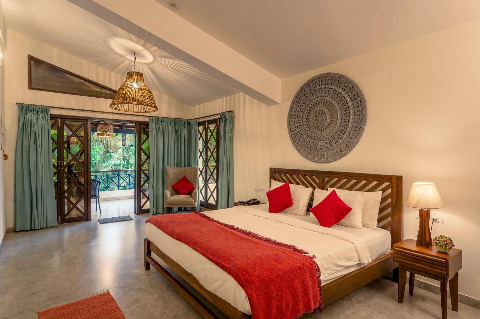 Little India Beach Cottages Baga Rum bild